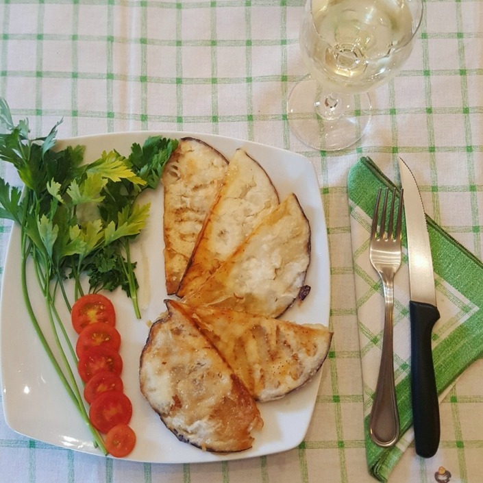 frittura di melanzane leggera e croccante