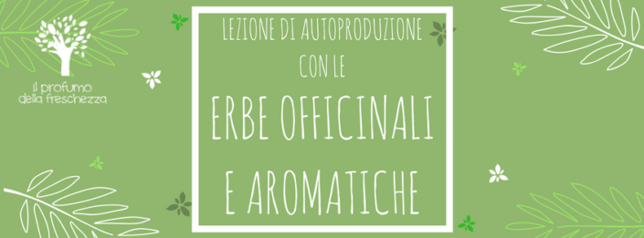 Lezione di autoproduzione con le erbe officinali e aromatiche