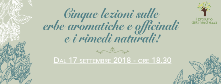 ezioni sulle erbe aromatiche e officinali a rovigo