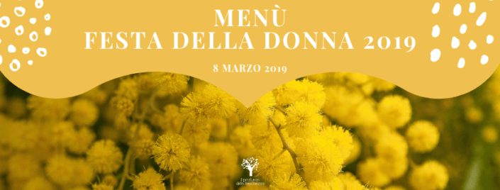 menu vegano festa della donna 2019