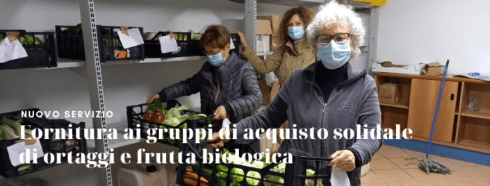 fornitura ai gruppi di acquisto solidale di ortaggi e frutta biologica