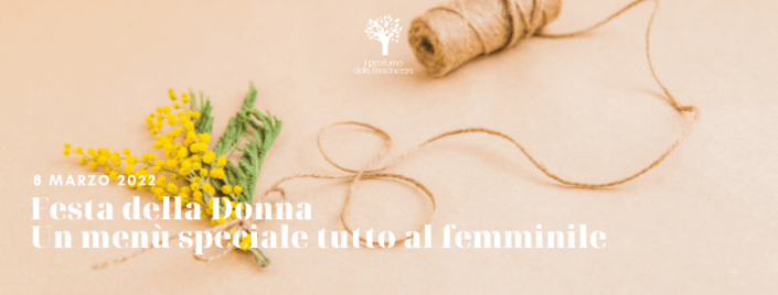 menù vegano festa della donna 8 marzo 2022