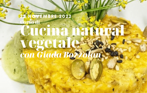 Corso di cucina natural-vegetale - 23 novembre 2022