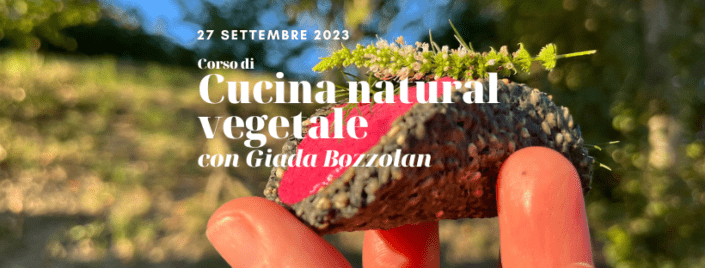 corso di cucina natural vegetale 27 settembre 2023